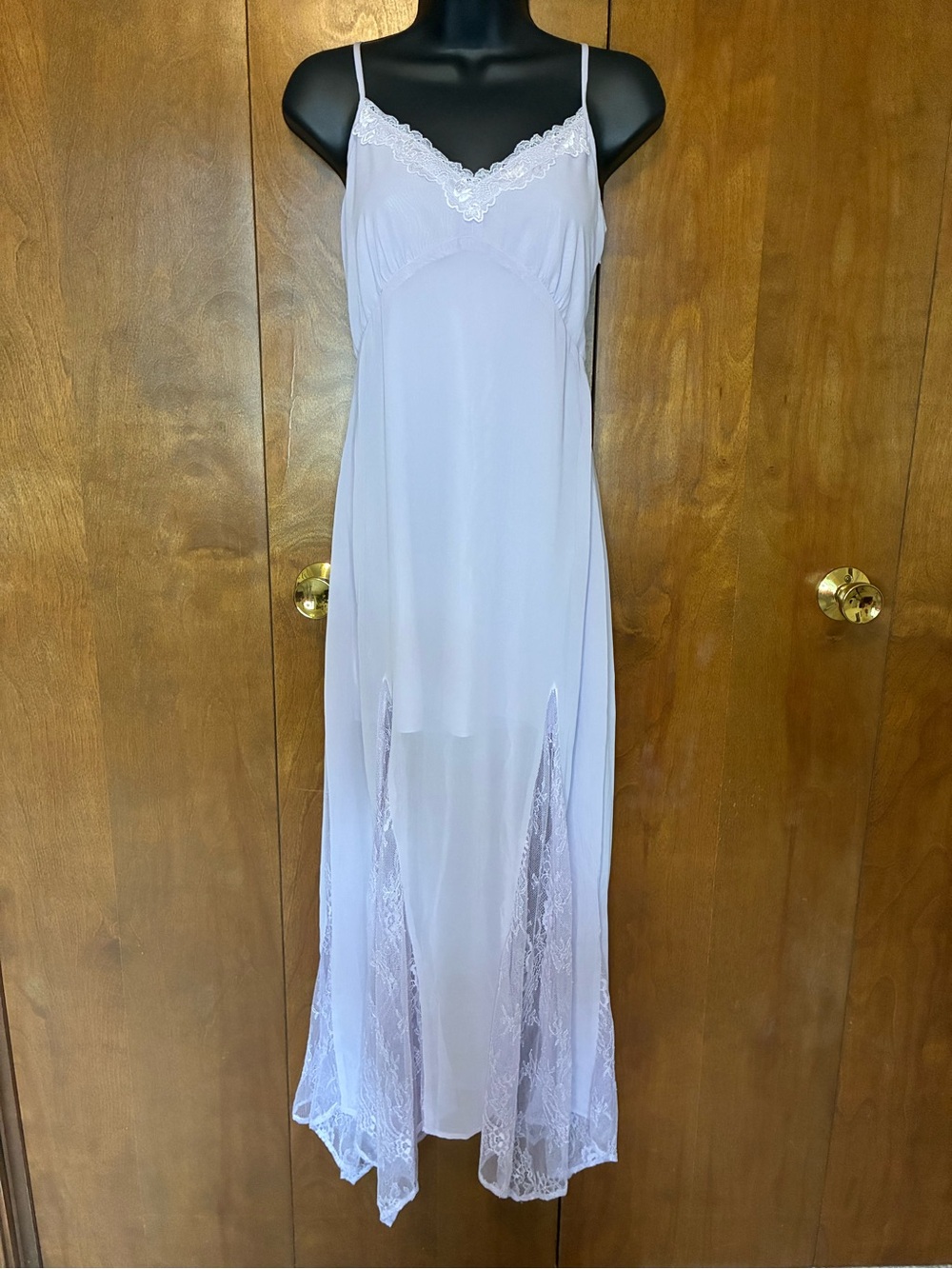 Steve Madden Light Lilac Delia Chiffon Slip Dress Size S